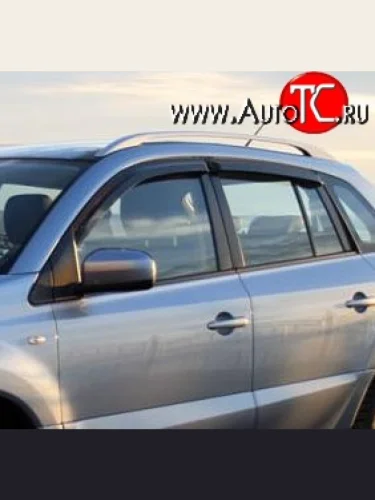Дефлекторы окон (ветровики) Novline 4 шт Renault Koleos ( 1) (2007-2016) Phase 1, Phase 2, Phase 3