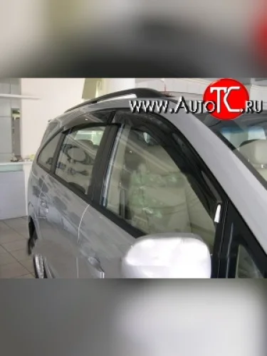 Дефлекторы окон (ветровики) Novline 4 шт SSANGYONG Rexton  Y200 (2001-2006)