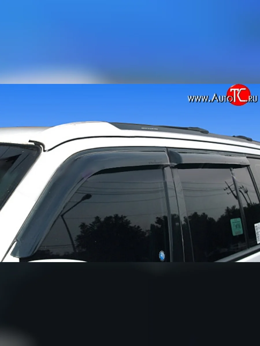 Дефлекторы окон (ветровики) Novline 4 шт Hyundai Terracan HP дорестайлинг (2001-2004)  в Самаре Самарской области