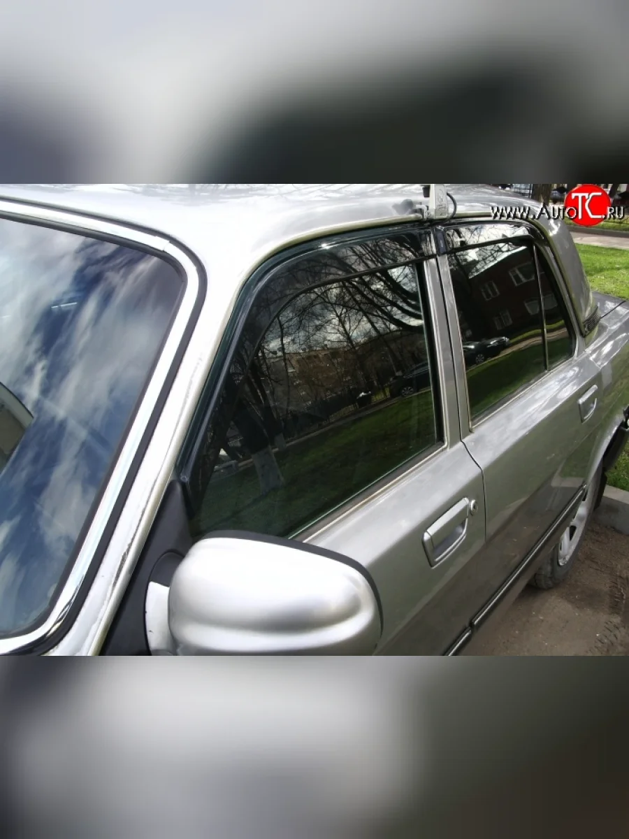 Дефлекторы окон (ветровики) Novline 4 шт ГАЗ 31107 (2004-2009)  в Перми Пермском крае
