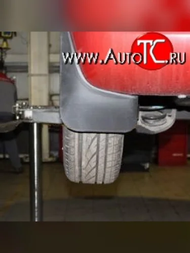 Задние брызговики NovLine 2 шт. Nissan Micra  K12 (2007-2010) 5 дв. 2-ой рестайлинг