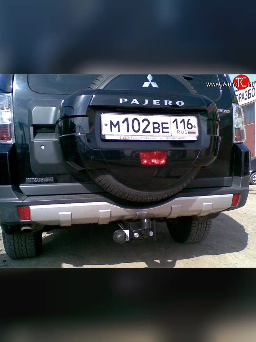 Фаркоп (3 дв.) NovLine Mitsubishi Pajero 4 V90 дорестайлинг (2006-2011)  в Самаре Самарской области