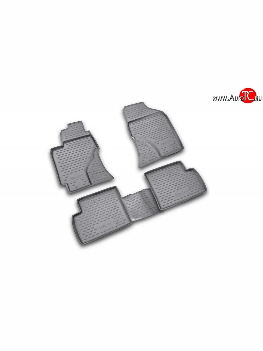 Коврики в салон Element 4 шт. (полиуретан) Geely FC (2006-2011)  с доставкой в г. Керчь