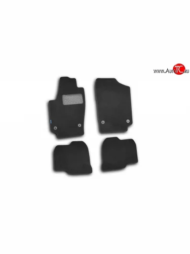 Комплект ковриков в салон Element 5 шт. (текстиль) Volkswagen Polo Mk5 6R,6C,61 седан дорестайлинг (2009-2015)