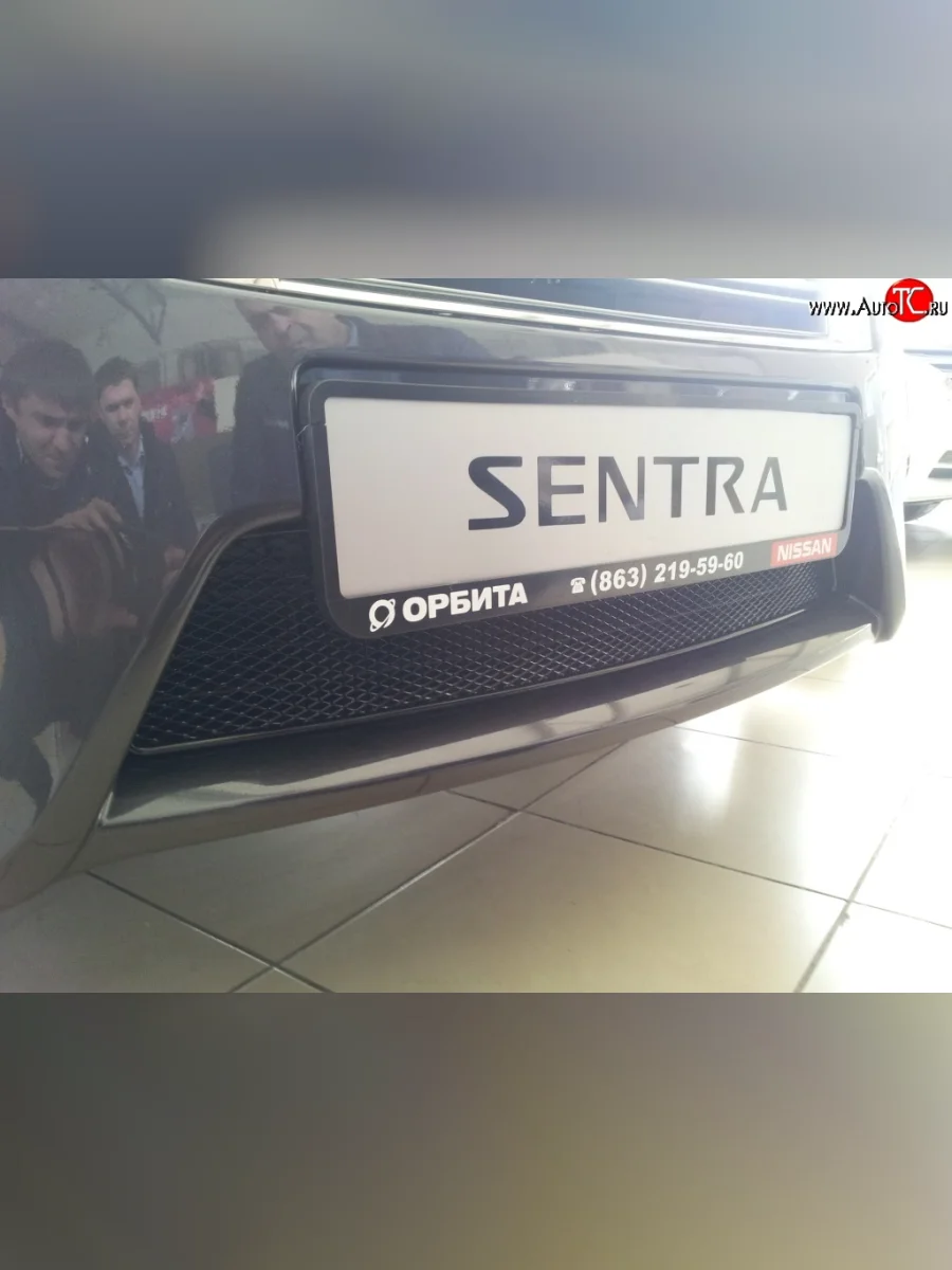 Сетка на бампер Novline Nissan Sentra 7 B17 седан (2014-2017)  в Воронеже Воронежской области