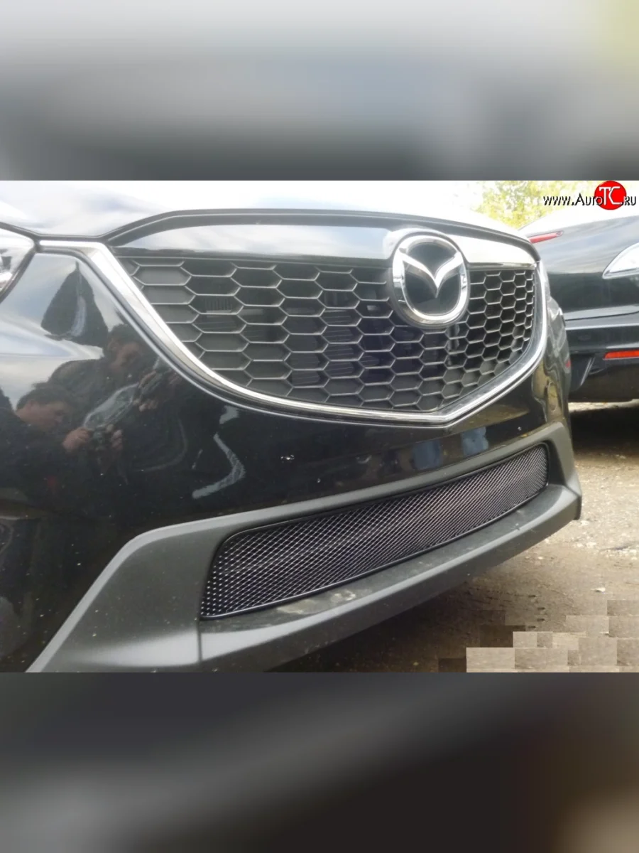 Сетка на бампер Novline Mazda CX-5 KE дорестайлинг (2011-2014)  с доставкой в г. Керчь