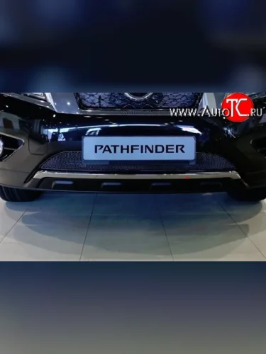 Сетка на бампер Novline Nissan Pathfinder  R52 (2012-2017) дорестайлинг
