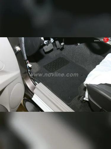 Комплект ковриков в салон Element 5 шт. (текстиль) Mitsubishi Pajero Sport  PA (1996-2008) дорестайлинг, рестайлинг