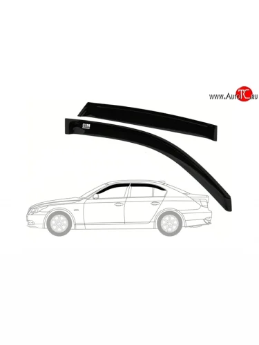 Дефлекторы окон SIM 5 d Opel Corsa  D (2006-2014)   дорестайлинг, хэтчбэк 5 дв., 1-ый рестайлинг, хэтчбэк 5 дв.,  2-ой рестайлинг, хэтчбэк 5 дв.