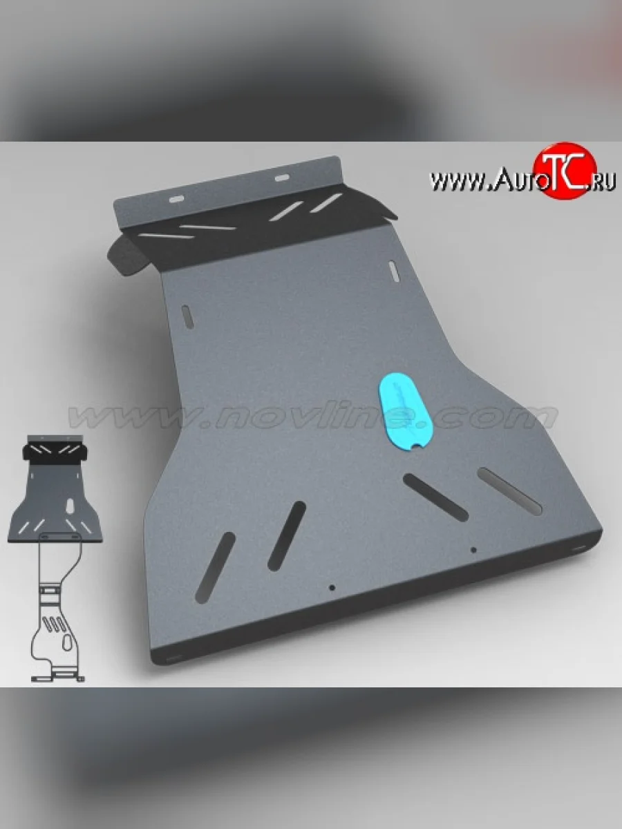Защита картера двигателя Novline (1.7, МКПП) Chevrolet Niva 2123 рестайлинг (2009-2020) (Толщина: 2 мм)  с доставкой в г. Керчь