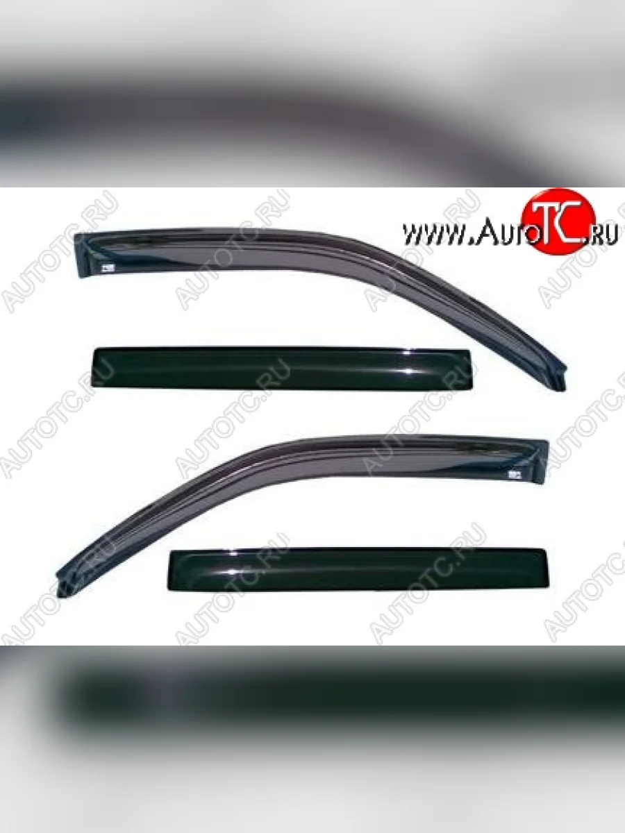 Комплект дефлекторов окон (ветровиков) 4 шт. Novline  KIA Soul (2008-2011) AM  в Самаре Самарской области