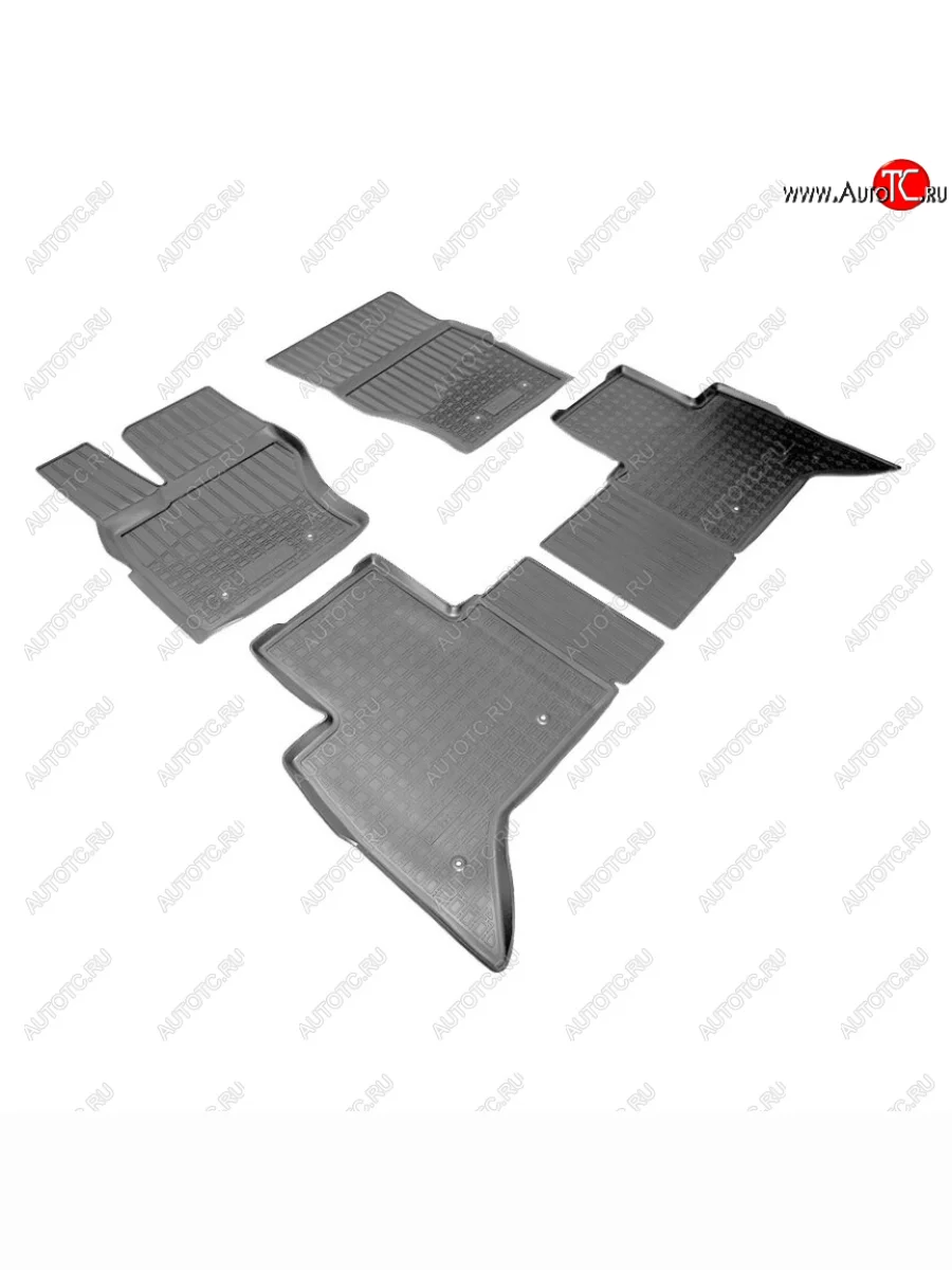 Комплект ковриков в салон Norplast Unidec Land Rover Range Rover 4 L405 дорестайлинг (2012-2017) (Цвет: черный)  в Перми Пермском крае