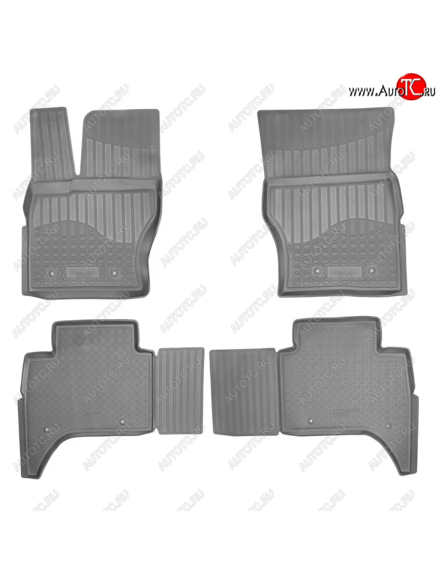 Комплект ковриков в салон Norplast Unidec  Land Rover Range Rover Sport (2013-2022) 2 L494 (Цвет: черный)  в Керчи Республика Крым