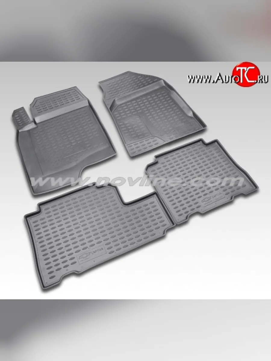 Коврики в салон Element 4 шт. (полиуретан)  Chevrolet Captiva (2006-2011)  в Воронеже Воронежской области