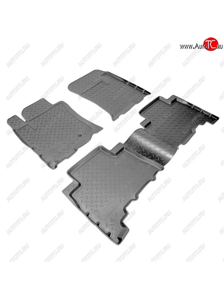 Комплект ковриков в салон Norplast Unidec Lexus GX460 J150 дорестайлинг (2009-2013) (Цвет: черный)  в Перми Пермском крае