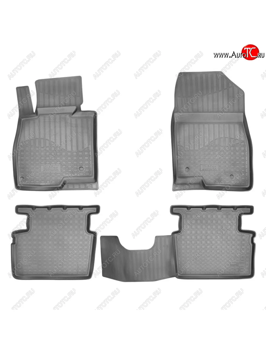 Комплект ковриков в салон Norplast Unidec Mazda 3/Axela BM дорестайлинг, хэтчбэк (2013-2016) (Цвет: черный)  с доставкой в г. Керчь