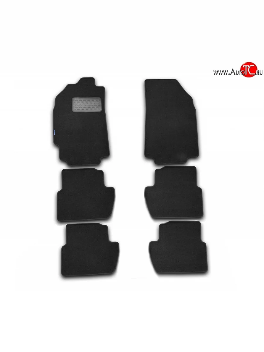 Коврики в салон Element 6 шт. (текстиль) Ford Kuga 2 дорестайлинг (2013-2016)  в Керчи Республика Крым