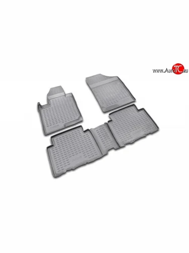 Коврики в салон Element 4 шт. (полиуретан) (МКПП) KIA Carens UN (2006-2013)