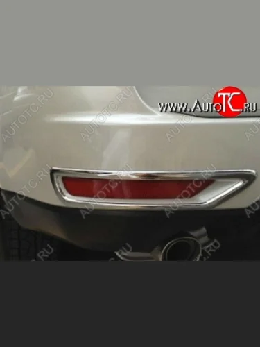 Накладки на задние отражатели СТ Subaru Forester SJ дорестайлинг (2012-2016)