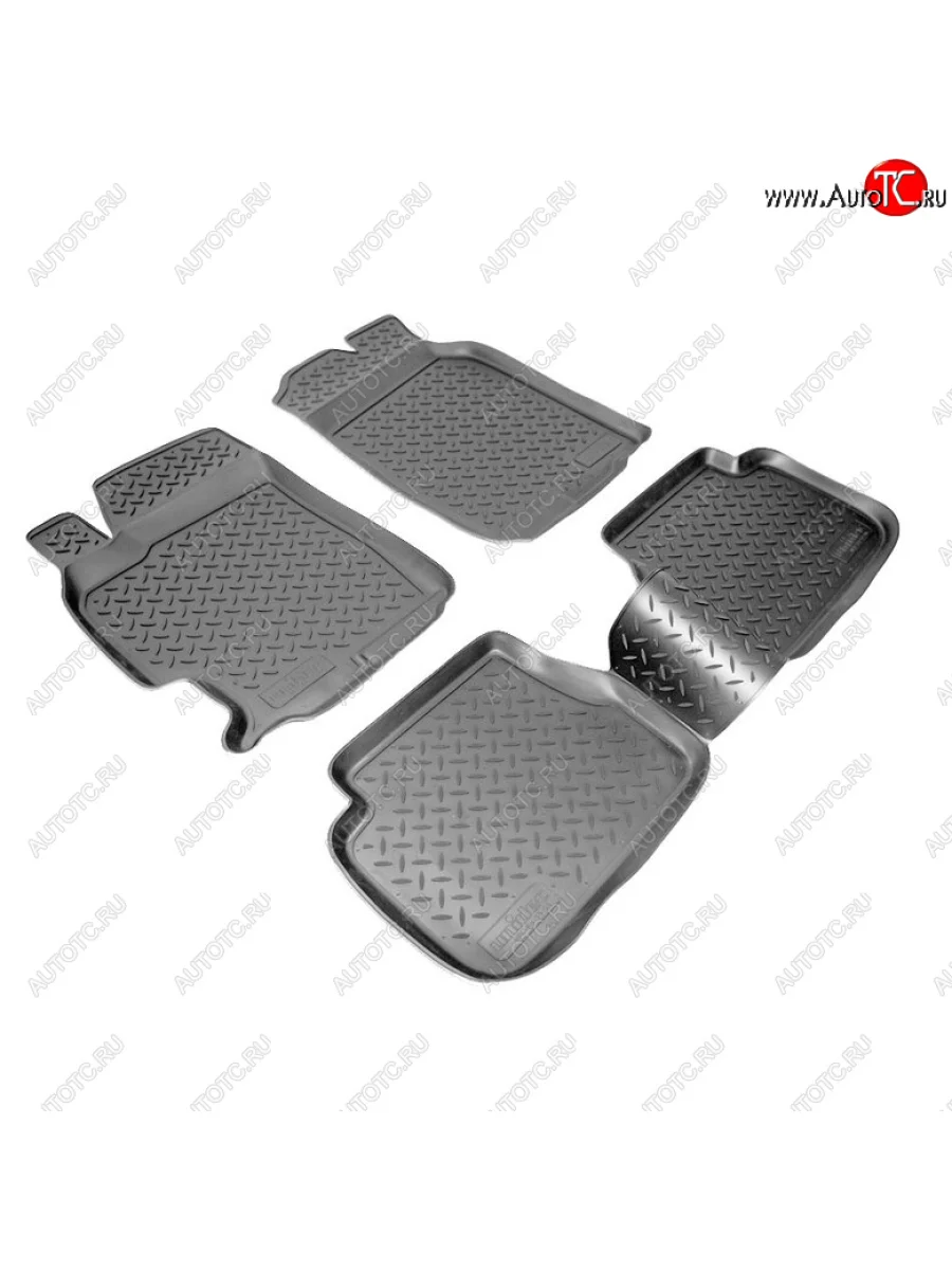 Комплект ковриков в салон Norplast Unidec Mazda 6 GG лифтбэк дорестайлинг (2002-2005) (Цвет: черный)  с доставкой в г. Керчь