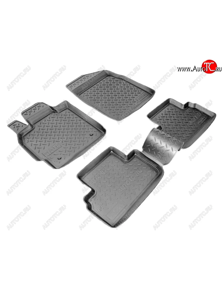 Комплект ковриков в салон Norplast Unidec Mazda CX-7 ER дорестайлинг (2006-2010) (Цвет: черный)  с доставкой в г. Керчь