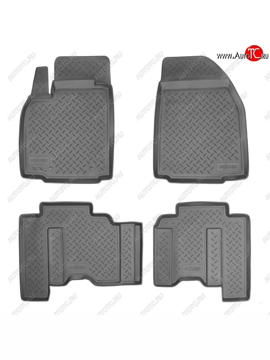 Комплект ковриков в салон Norplast Unidec Mazda CX-9 TB дорестайлинг (2007-2009) (Цвет: черный)  с доставкой в г. Пермь