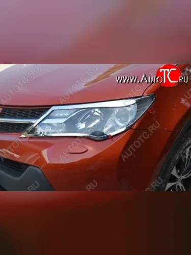 Накладки на фары СТ v2 Toyota RAV4 XA40 5 дв. дорестайлинг (2012-2015)
