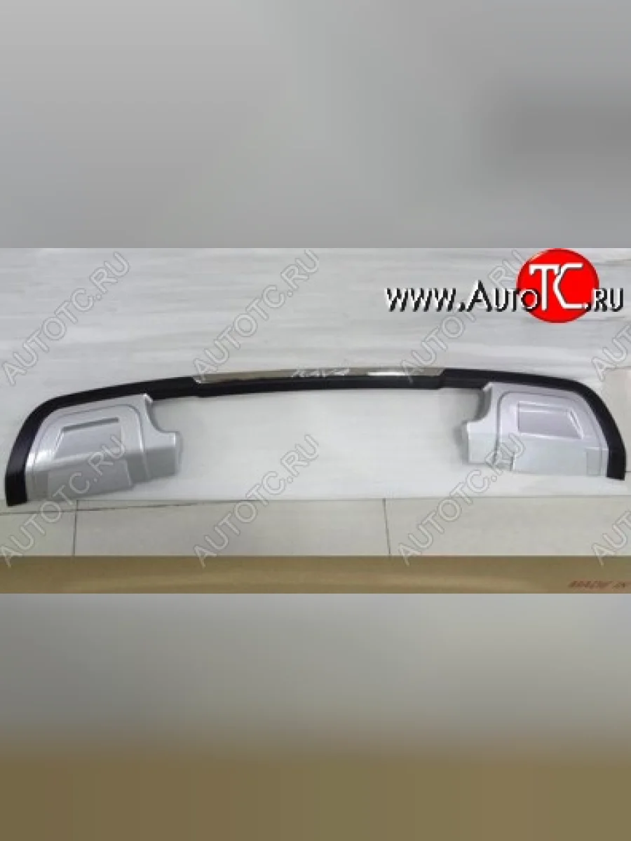 Накладка на задний бампер CT v1 Toyota RAV4 XA40 5 дв. дорестайлинг (2012-2015) (Неокрашенная)  в Самаре Самарской области