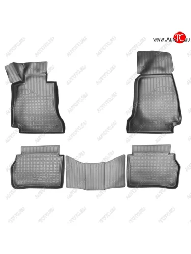 Комплект ковриков в салон Norplast Unidec (Цвет: черный) Mercedes-Benz E-Class W213 седан дорестайлинг (2016-2020)