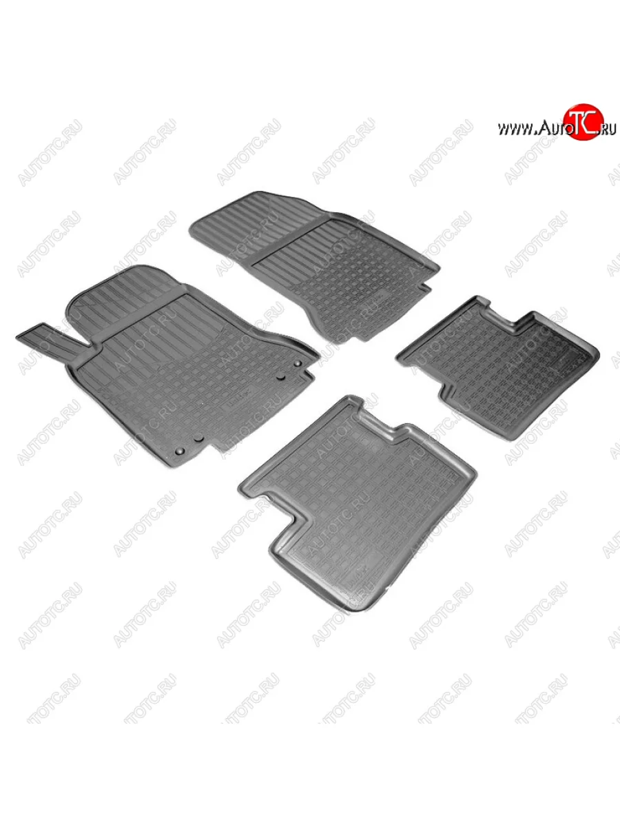 Комплект ковриков в салон Norplast Mercedes-Benz B-Class W246/T246 хэтчбэк (2011-2018) (Цвет: черный)  в Перми Пермском крае