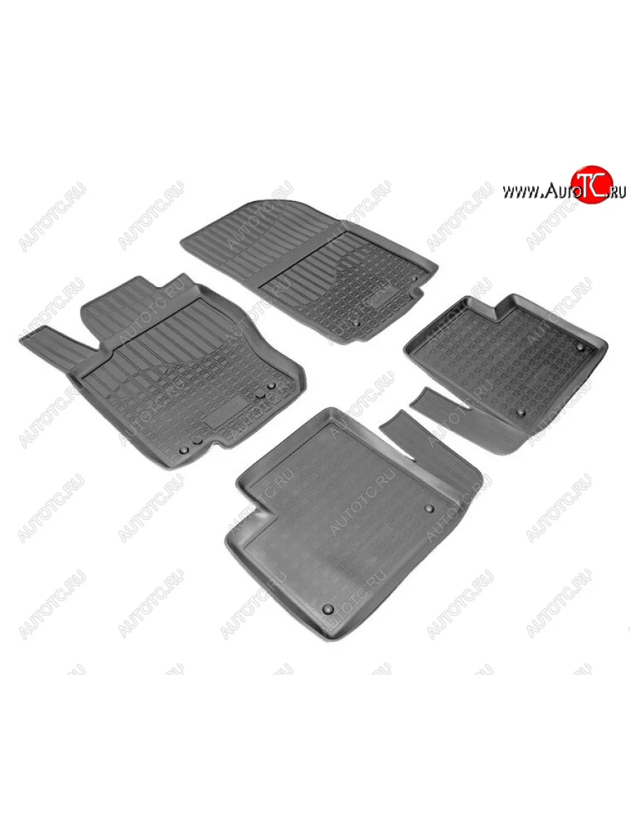 Комплект ковриков в салон Norplast Unidec Mercedes-Benz GL class X166 дорестайлинг (2012-2016) (Цвет: черный)  в Перми Пермском крае