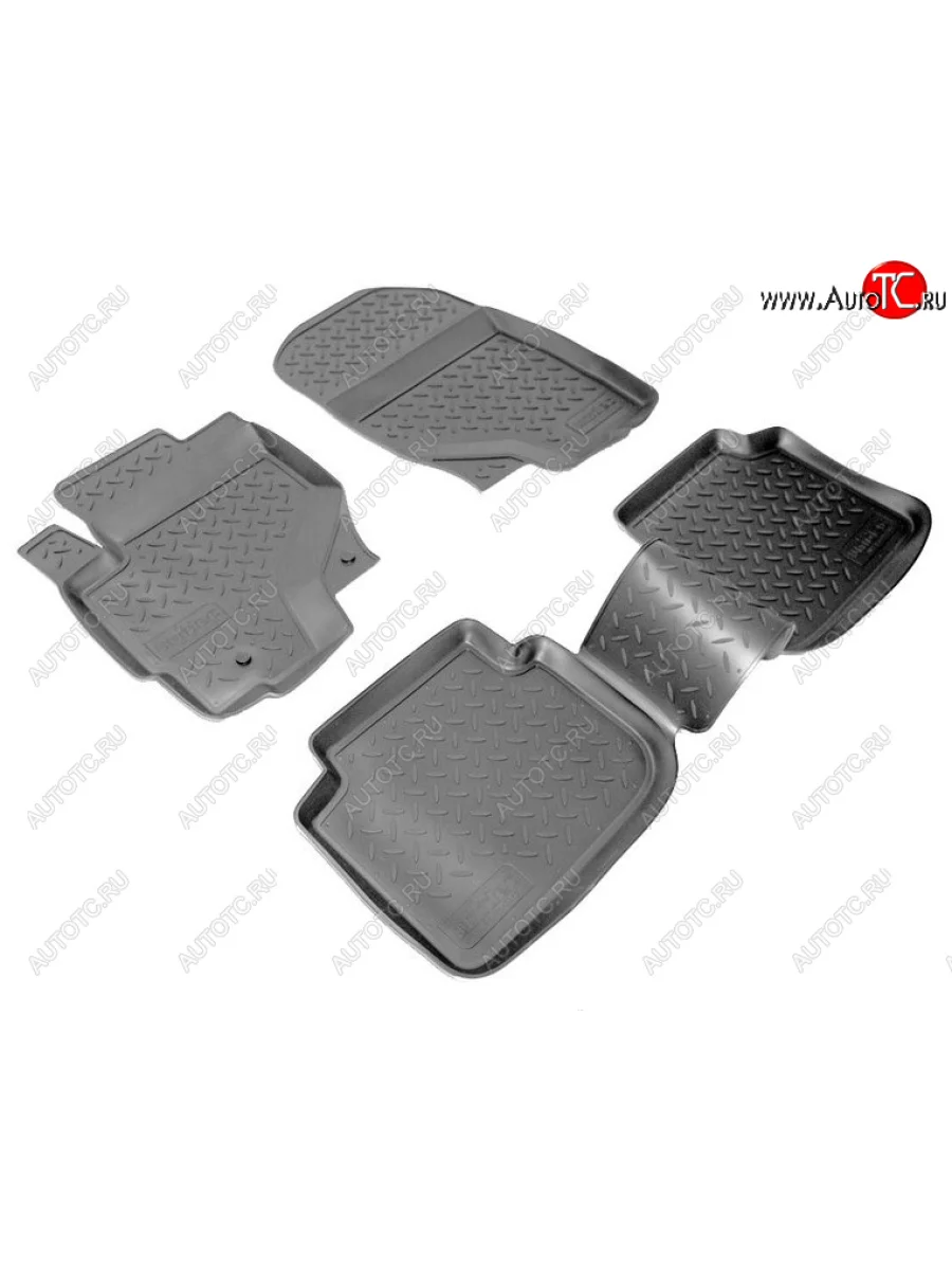 Комплект ковриков в салон Norplast Unidec Mitsubishi Colt Z30 хэтчбэк 5 дв. дорестайлинг (2002-2009) (Цвет: черный)  с доставкой в г. Керчь