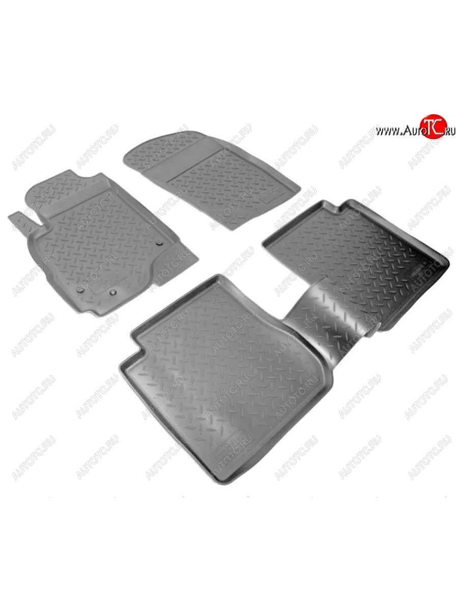 Комплект ковриков в салон Norplast Unidec Mitsubishi Outlander CU (2003-2009) (Цвет: черный)  в Самаре Самарской области