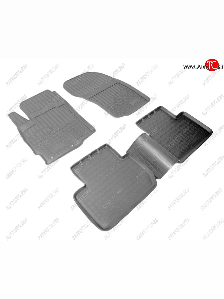 Комплект ковриков в салон Norplast Unidec Mitsubishi Outlander GF дорестайлинг (2012-2014) (Цвет: черный)  в Керчи Республика Крым