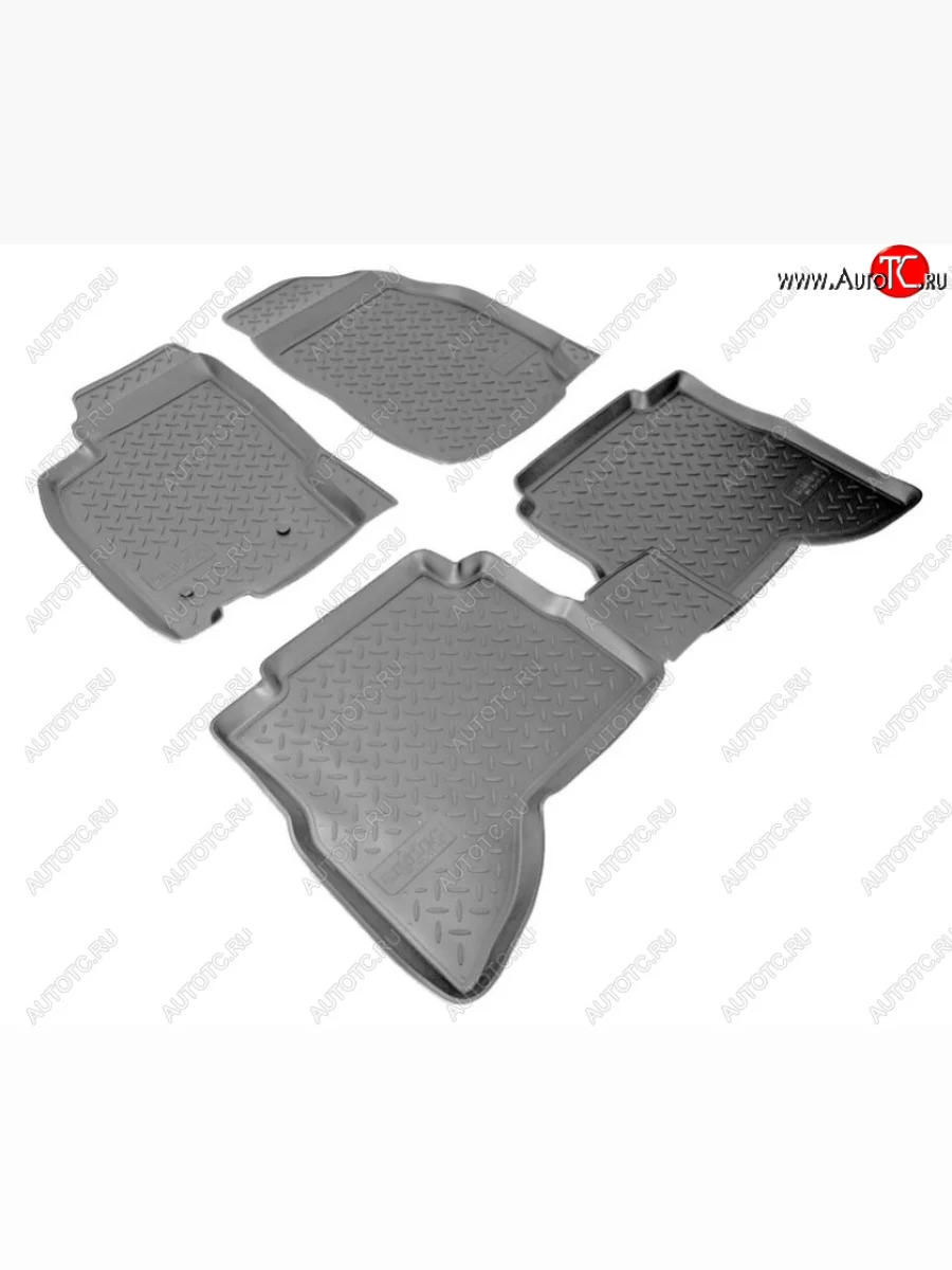 Комплект ковриков в салон Norplast Unidec Mitsubishi Pajero Sport PA дорестайлинг (1996-2004) (Цвет: черный)  в Самаре Самарской области