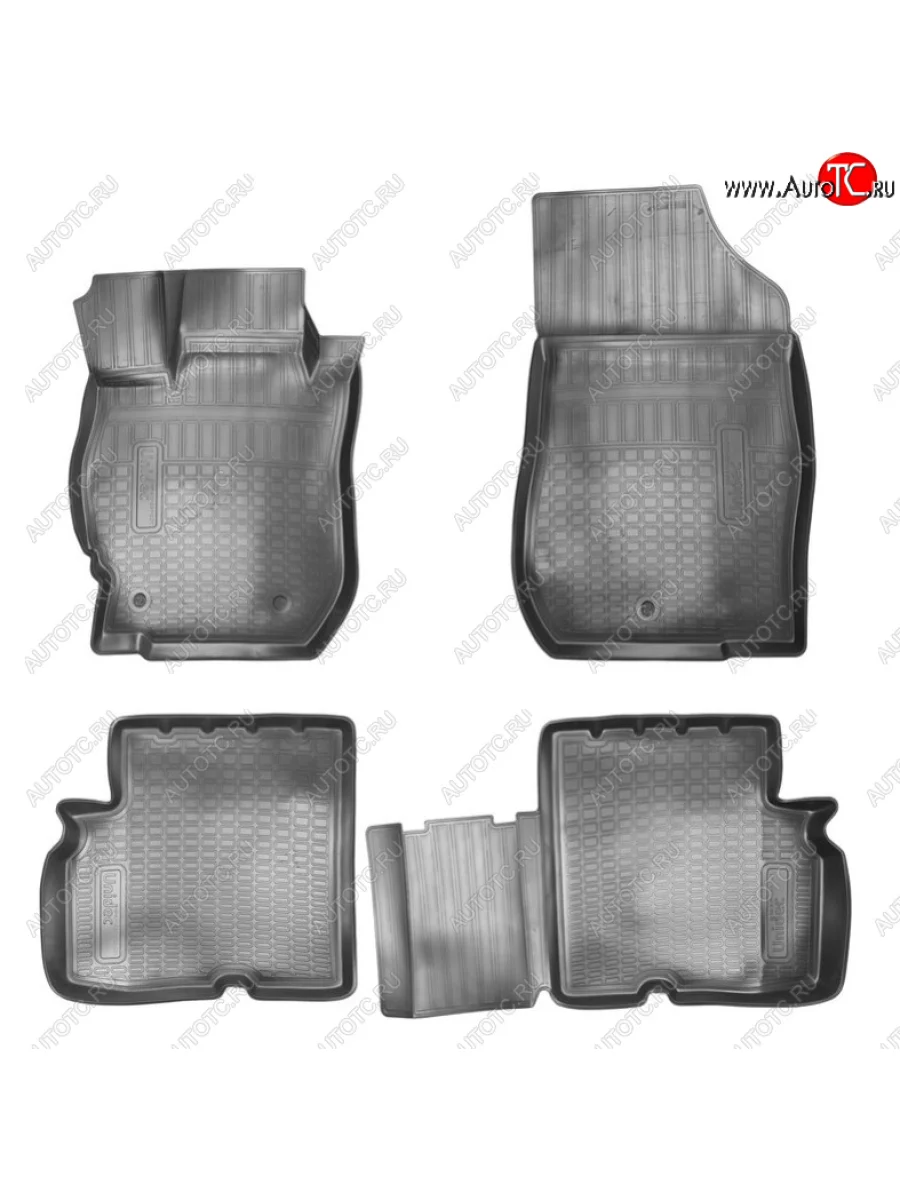 Комплект ковриков в салон Norplast 3D Nissan Almera 3 G15 седан (2012-2019) (Цвет: черный)  в Самаре Самарской области