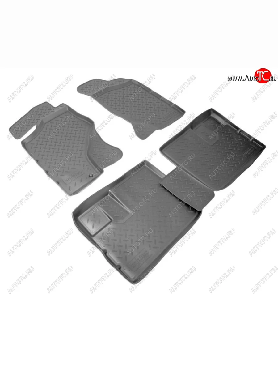 Комплект ковриков в салон Norplast Unidec Nissan NP300 (2008-2013) (Цвет: черный)  в Керчи Республика Крым