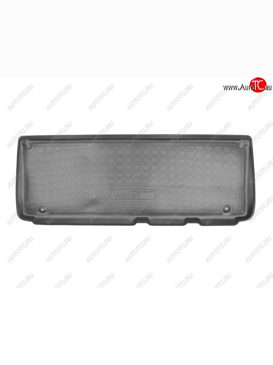 Коврик салонный Norplast Unidec (3-ий ряд) Nissan Patrol 6 Y62 дорестайлинг (2010-2014) (Цвет: черный)  в Самаре Самарской области