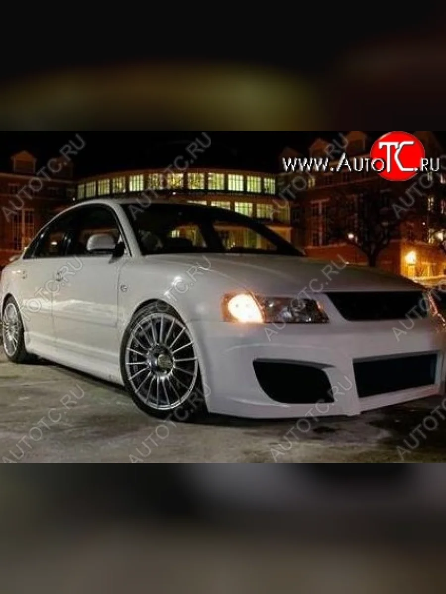 Передний бампер Tech Volkswagen Passat B5 седан дорестайлинг (1996-2000) (Неокрашенный)  в Самаре Самарской области