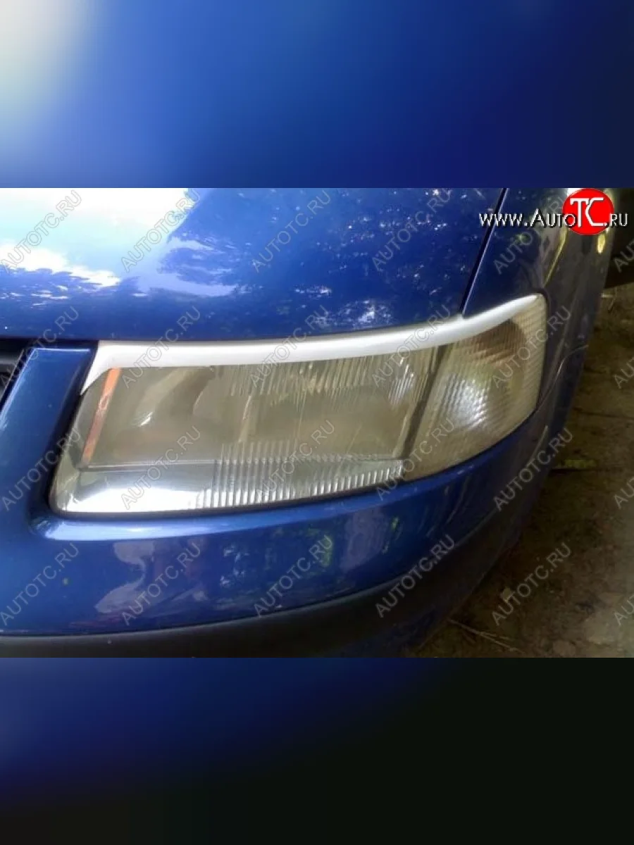 Реснички на фары CT Volkswagen Passat B5 универсал дорестайлинг (1996-2000) (Неокрашенные)  в Керчи Республика Крым