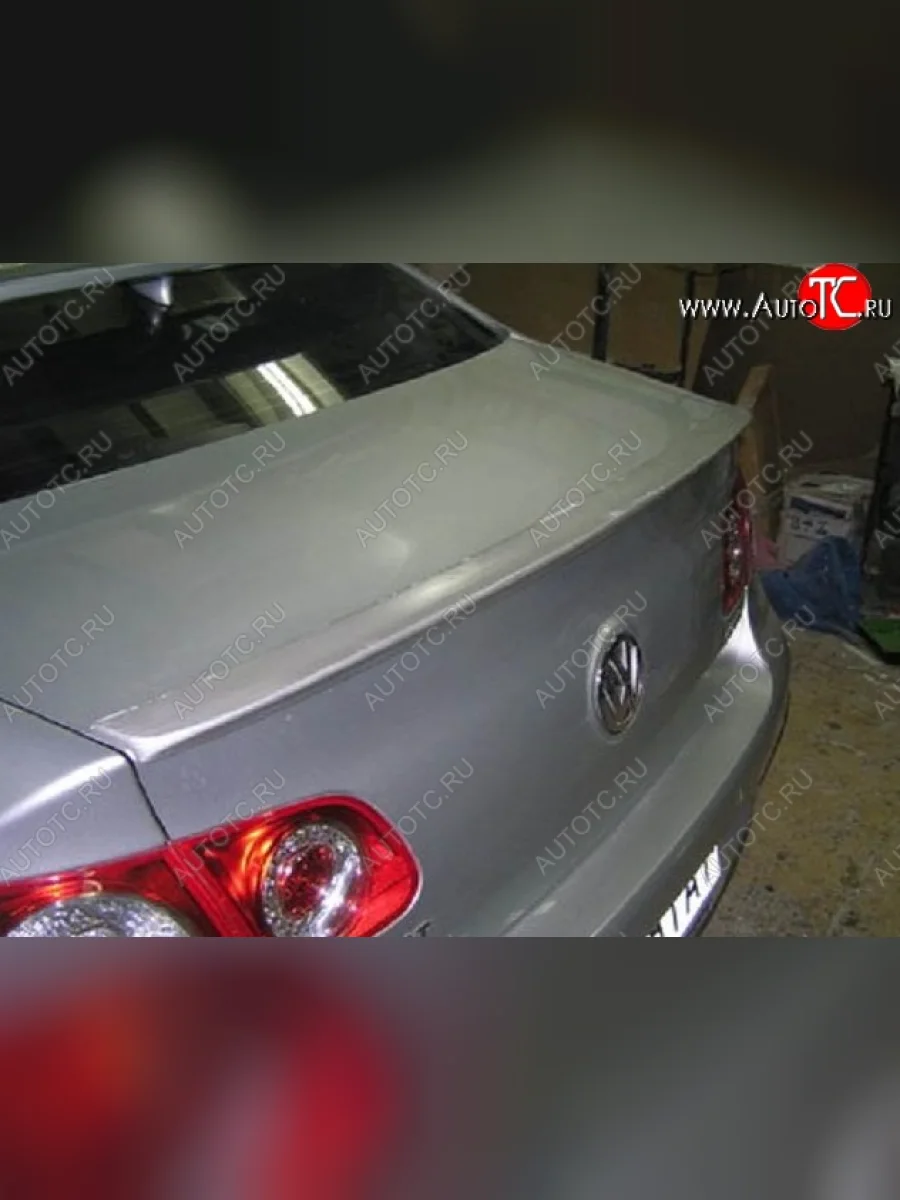 Лип спойлер Сабля Volkswagen Passat B6 седан (2005-2011) (Неокрашенный)  в Воронеже Воронежской области
