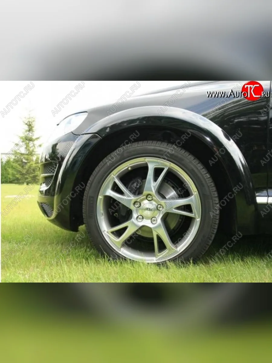 Накладки на колёсные арки CT Volkswagen Touareg 1 GP рестайлинг (2006-2010) (Неокрашенные)  в Самаре Самарской области