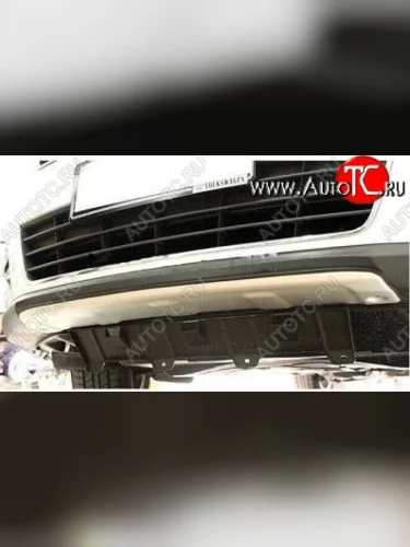 Накладка на передний бампер CT v1 Volkswagen Tiguan NF рестайлинг (2011-2017)