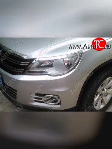 Реснички на фары CT Volkswagen Tiguan NF рестайлинг (2011-2017)