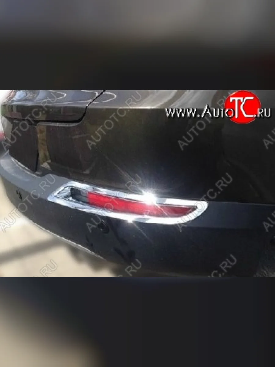 Накладки на задние отражатели СТ Volkswagen Tiguan NF рестайлинг (2011-2017)  в Керчи Республика Крым