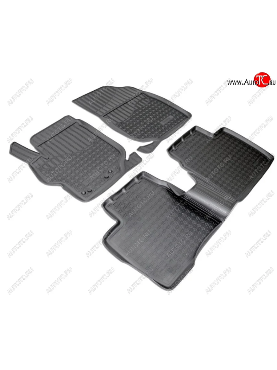 Комплект ковриков в салон Norplast Unidec CITROEN C-elysee дорестайлинг (2012-2017) (Цвет: черный)  в Керчи Республика Крым