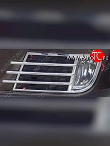 Накладки противотуманных фар и воздуховодов (рестайлинг) СТ Volkswagen Tiguan NF рестайлинг (2011-2017)