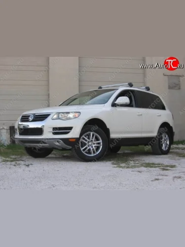 Накладка на передний бампер King Kong Volkswagen Touareg 1 GP рестайлинг (2006-2010)