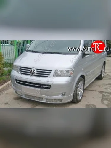 Накладка на передний бампер CT Volkswagen Transporter T5 дорестайлинг (2003-2009)