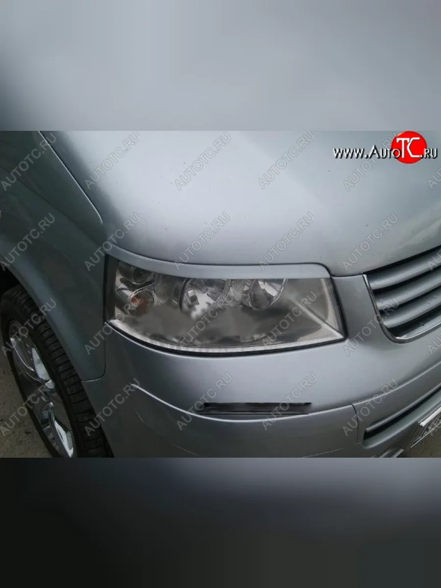 Реснички на фары CT Volkswagen Transporter T5 дорестайлинг (2003-2009) (Неокрашенные)  в Самаре Самарской области